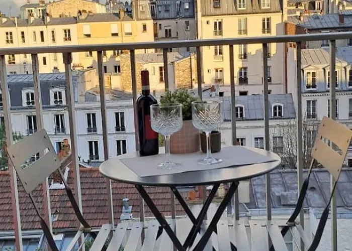 Studio Beau Et Calme Avec Vue Sur Sacre-Coeur !