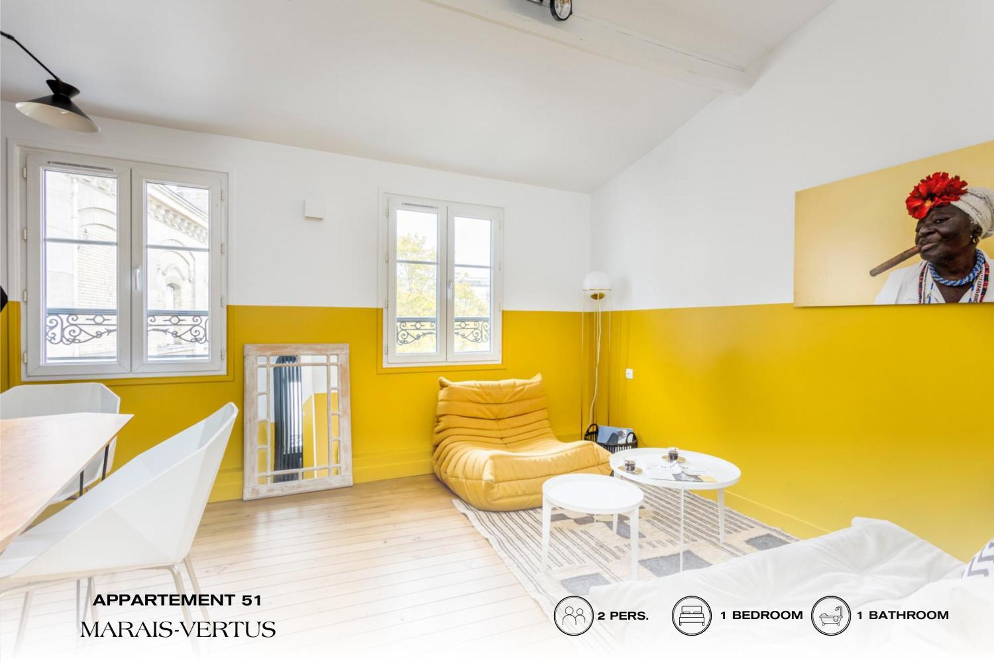 Beauquartier - Marais, Vertus Apartamento *