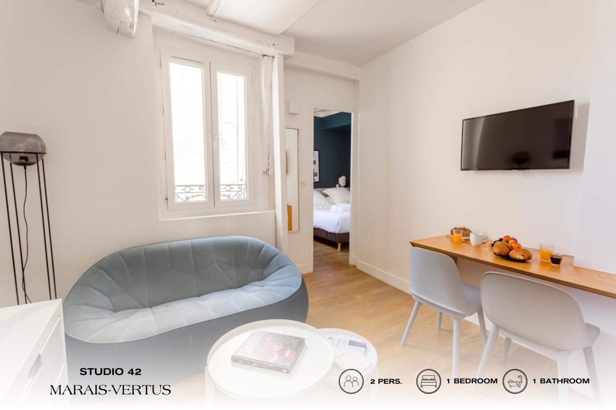 Apartamento Beauquartier - Marais, Vertus Paris
