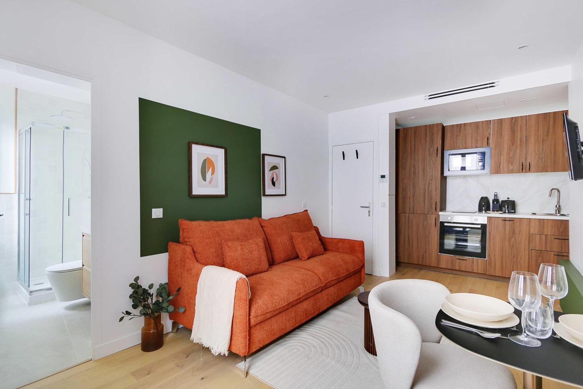 Modern Studio With Ac - 2p - Sacre Coeur Apartment