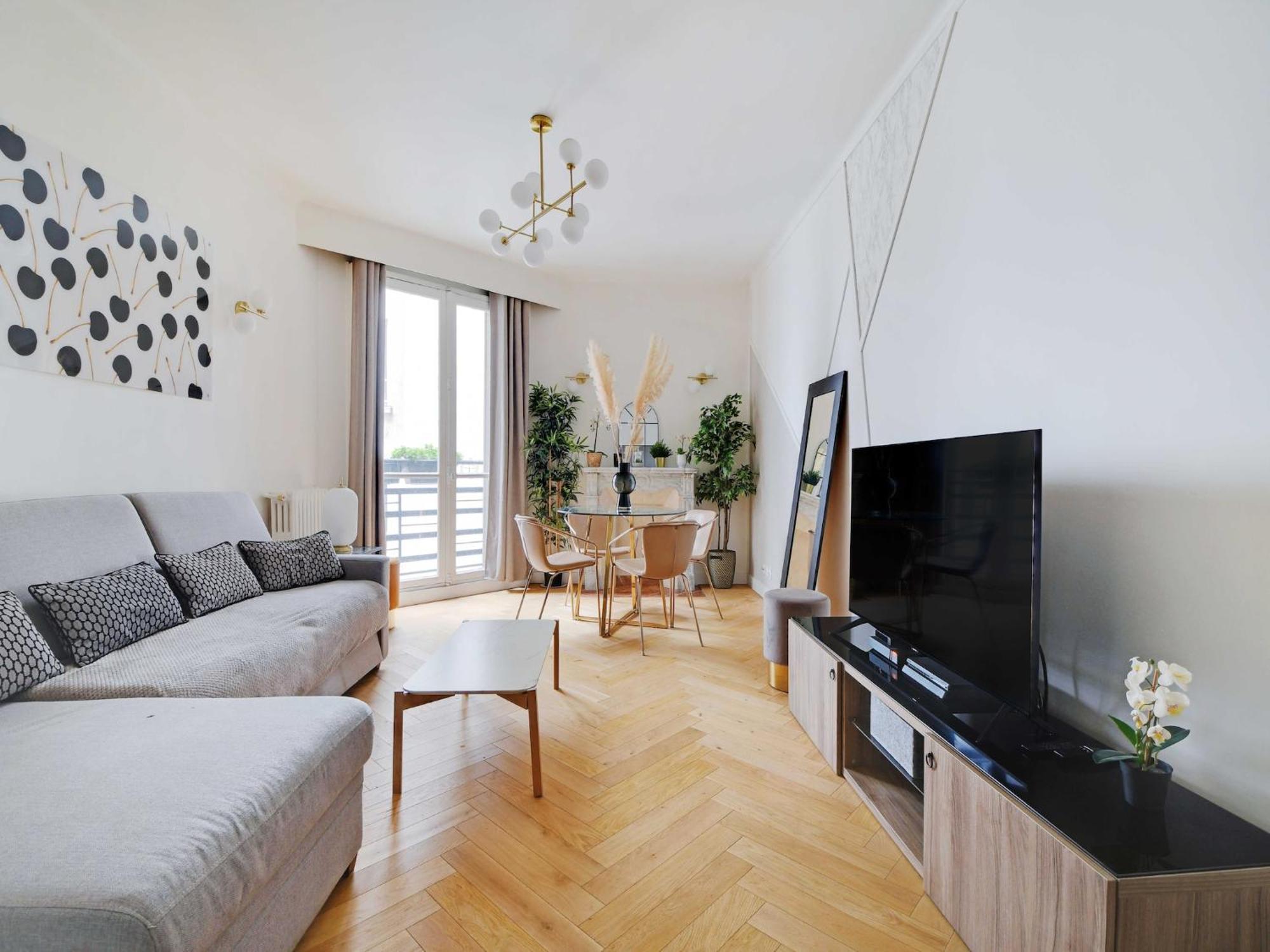 Modern & Refined 1bdr 4p - Roland Garros Apartment Paris