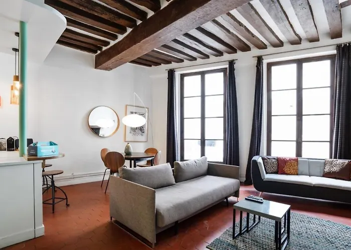 Parisian Apartment With Terrace In Saint Michel-Notre Dame