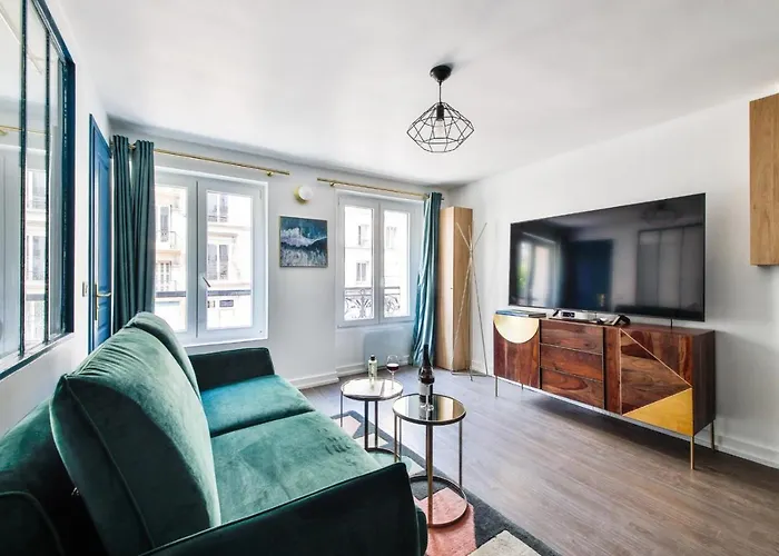 Hsh La Fayette-Gare Du Nord Appartement Cosy 4P-1Br