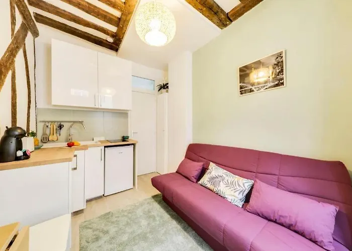 Tiny Boutique Apt Central Mouffetard Area