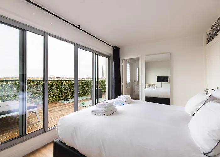 Charming Duplex - 1Br-4P - Eiffel Tower View