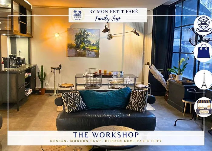 L\'Atelier - Loft Renove En Souplex - Tour Eiffel