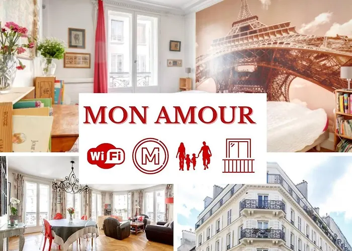 Family Apartment - Mon Amour - Close All You Need- Cosy Modern & Comfort - Free Paris Travel Guide