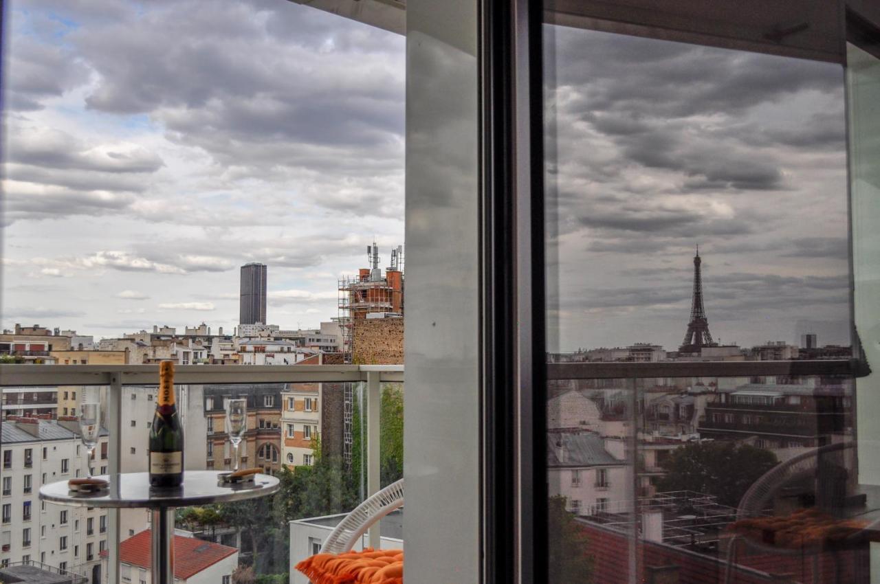 Vue Exceptionnelle Sur La Tour Eiffel Paris
