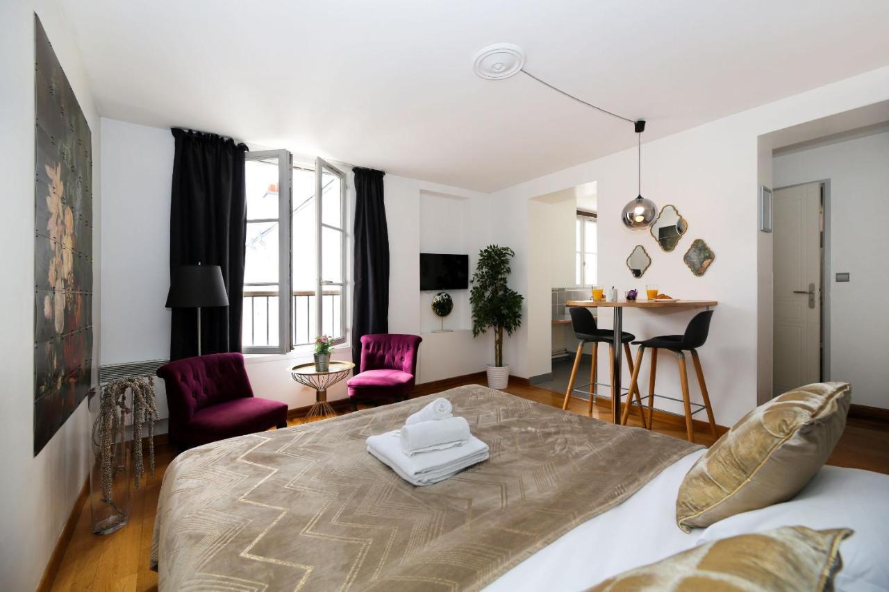 502- Studio De Charme Dans Quartier Anime 5 Apartamento Paris