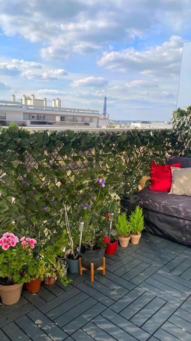 Loft With Romantic View Over The Eiffel Tower Apartamento