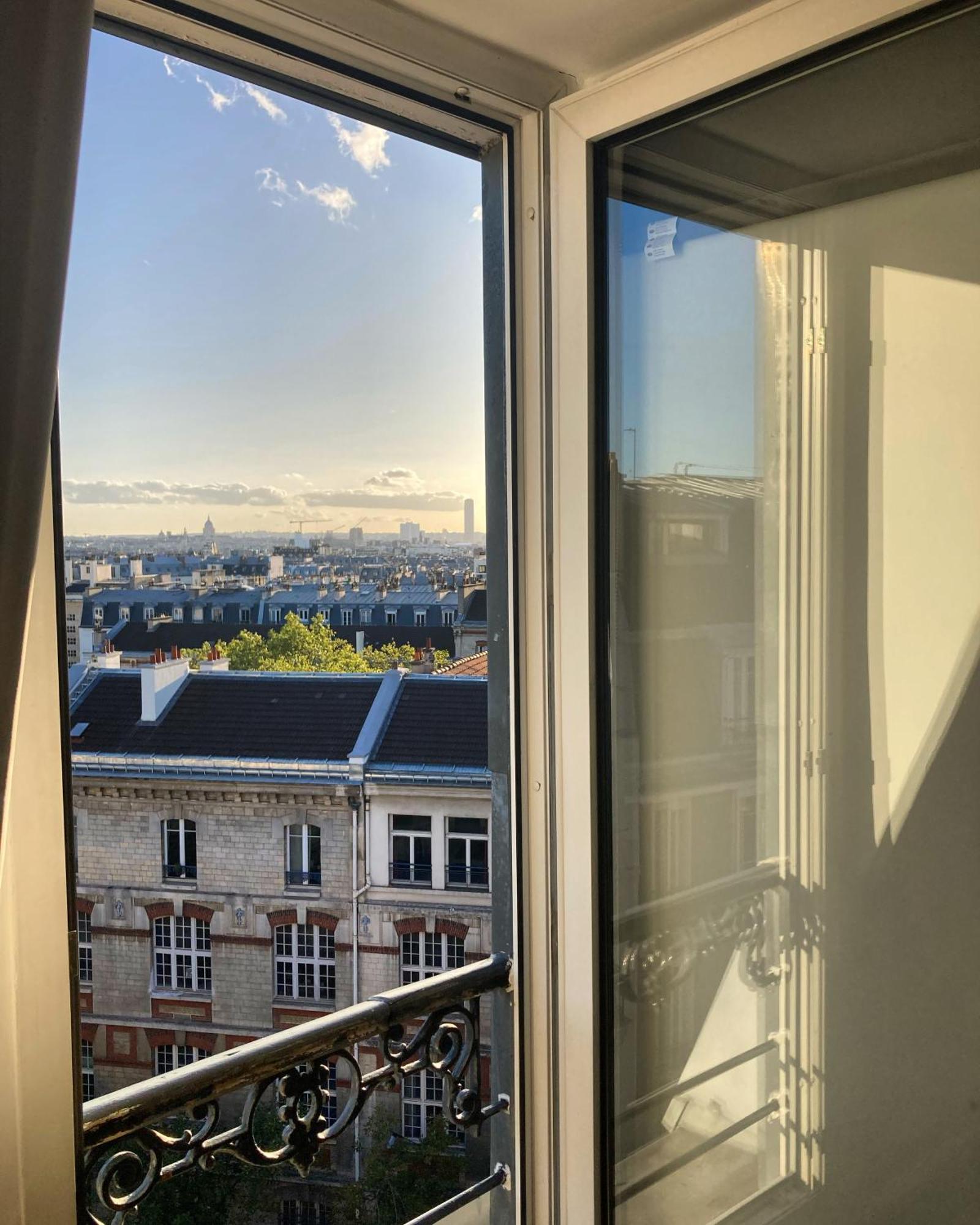 With Fabulous View On Roofs