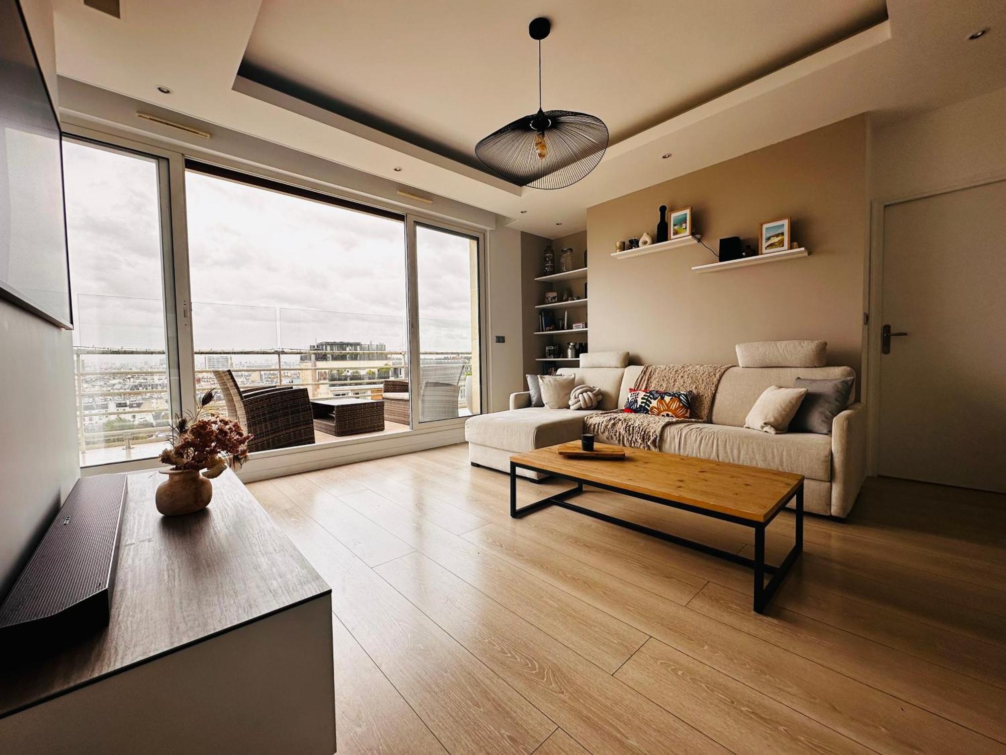 Apartment Luxury Flat With Terrace & Eiffel Tower View Paris