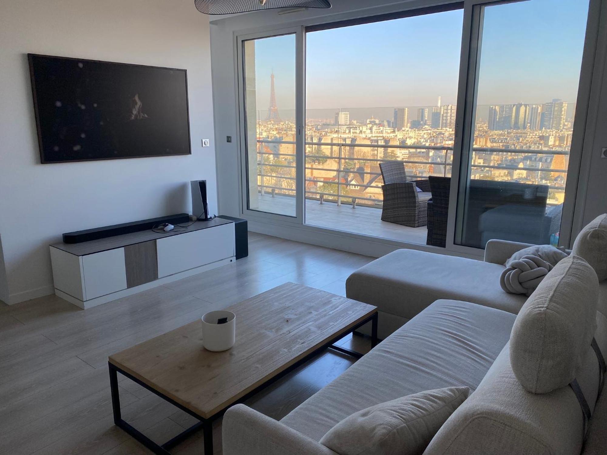 Apartment Luxury Flat With Terrace & Eiffel Tower View Paris