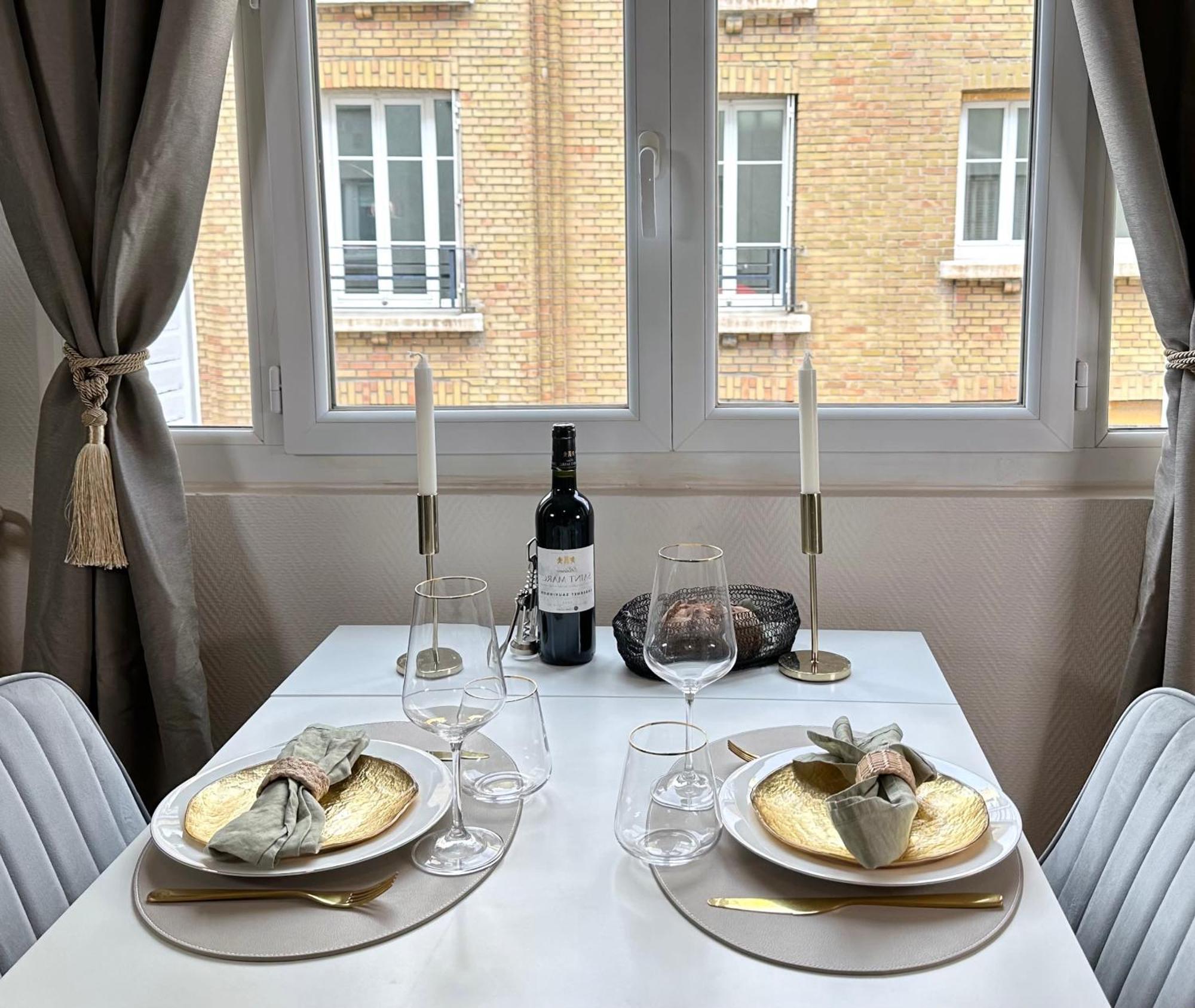 1566 - Beautiful Studio Near Parc Des Expositions Appartement *