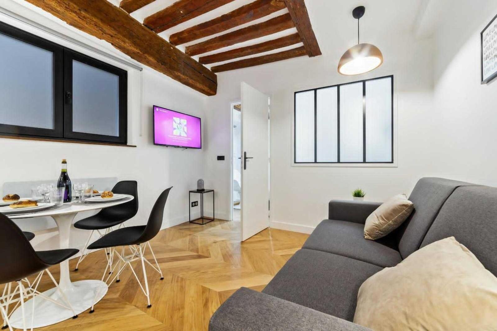 Apartamento Charming - 1br-4p - Les Halles *