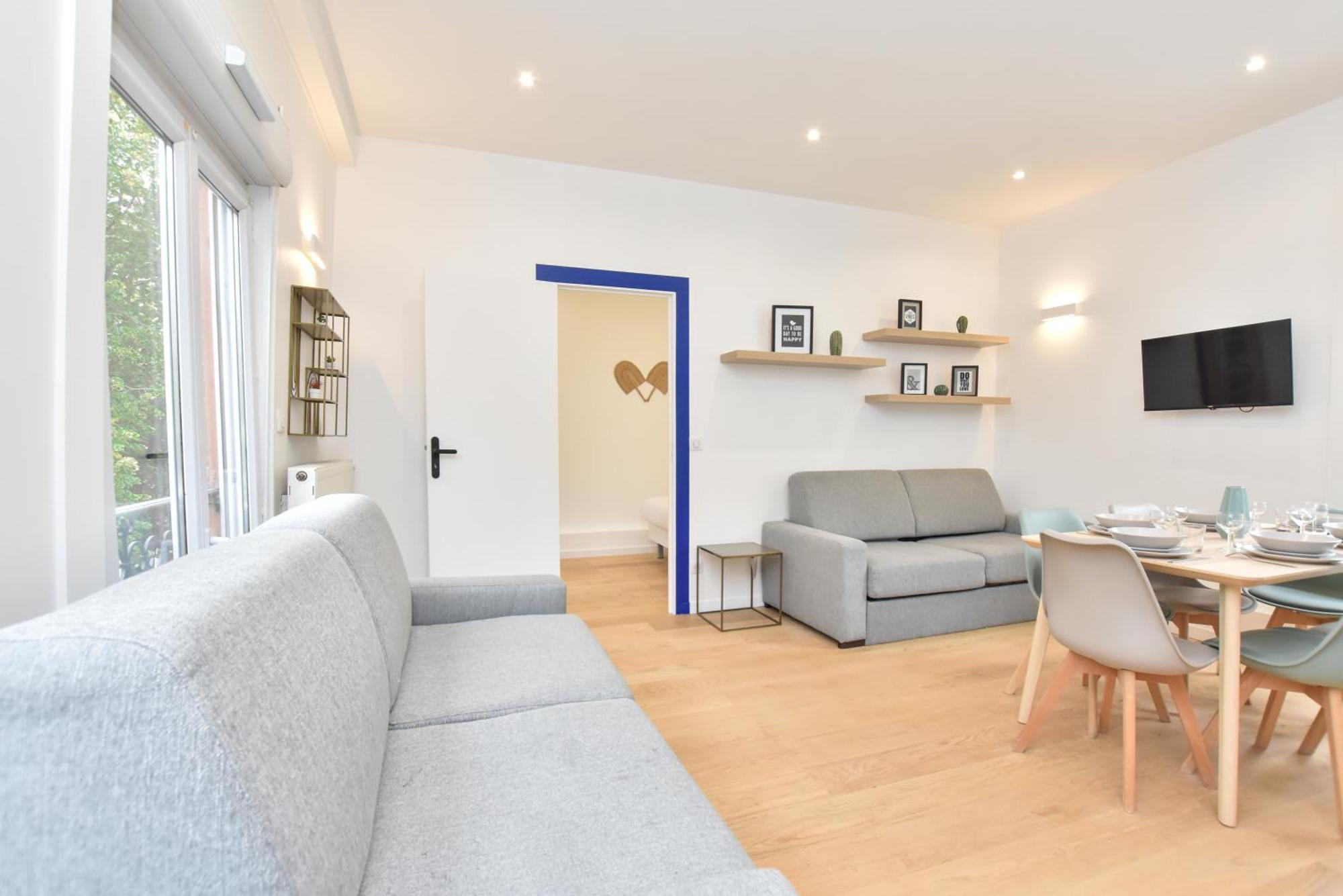 Cosy - 1br - 6p - Place Saint Fargeau Apartment *
