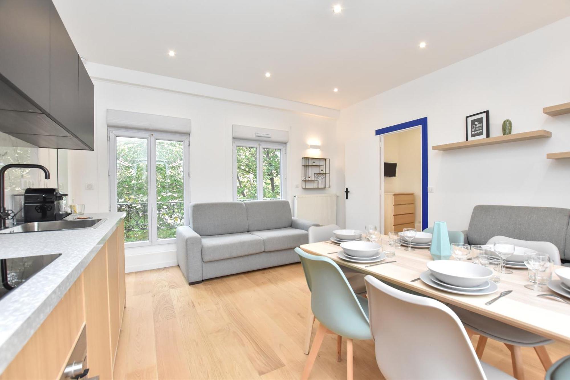 Cosy - 1br - 6p - Place Saint Fargeau Apartment Paris