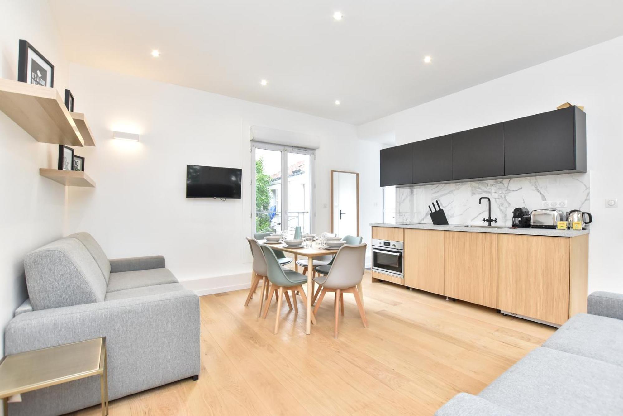 Cosy - 1br - 6p - Place Saint Fargeau *