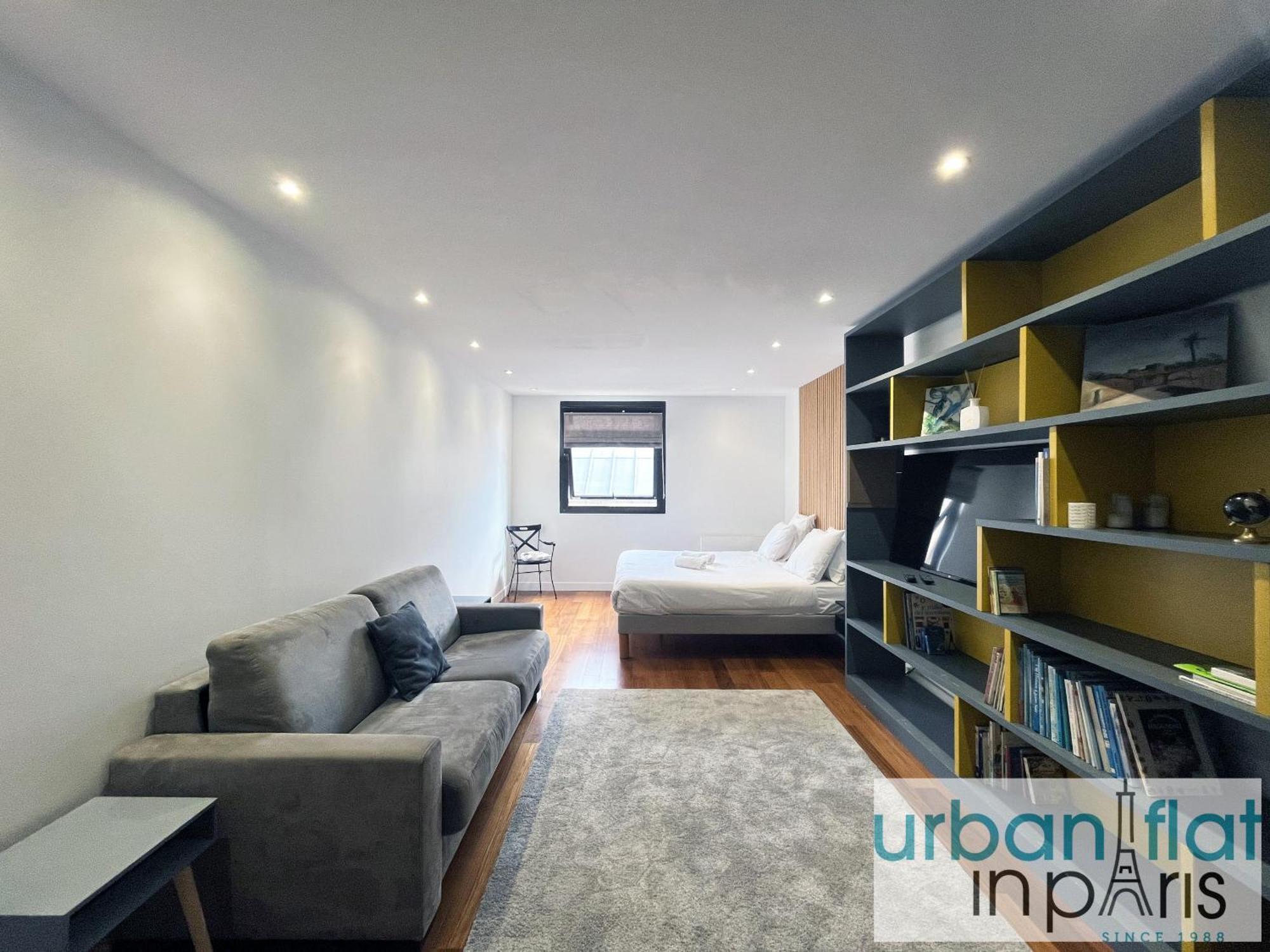 Urban Flat 168 - Spacious 1-bedroom In Appartement Paris