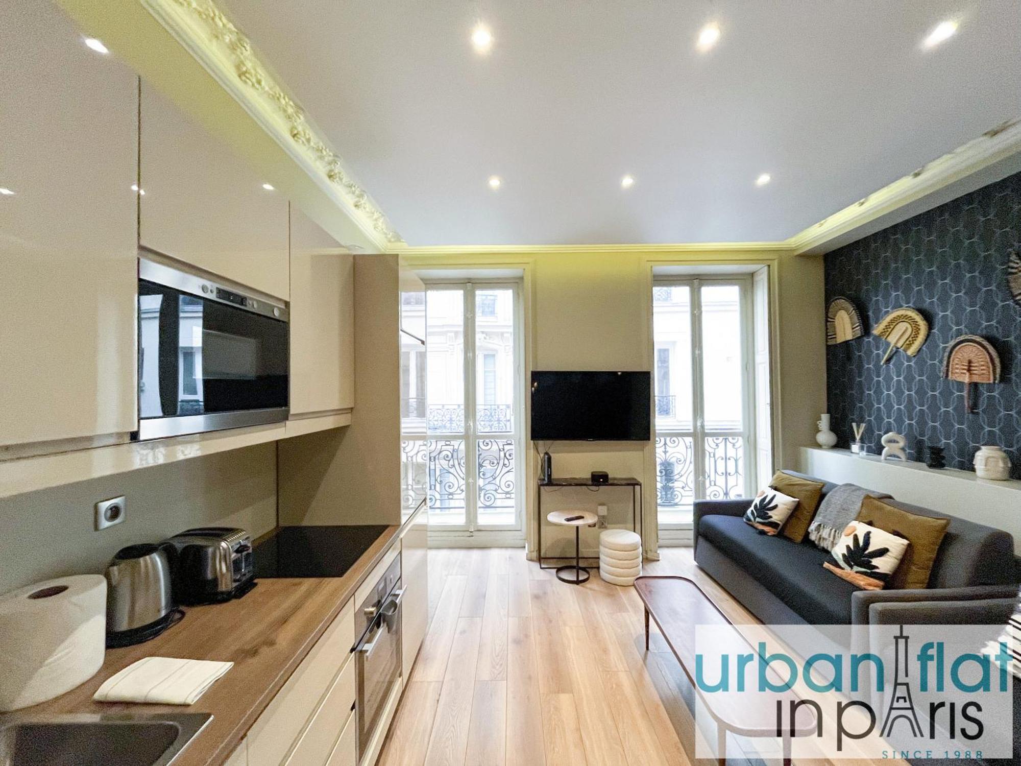 Urban Flat 61 - Pretty 3 Bedrooms In Center Of Apartamento Paris
