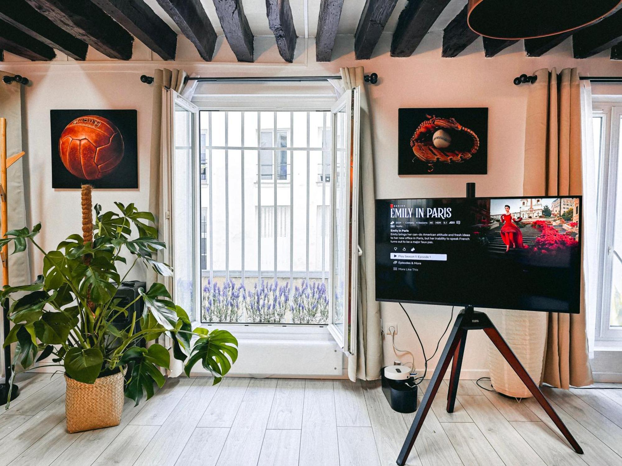 Apartamento Rustic Charm&dreamhome 40m2 In The Heart Of Paris, Near Pompidou And Notre-dame, Subway 4,8,9 Honeymoon Favourite Paris