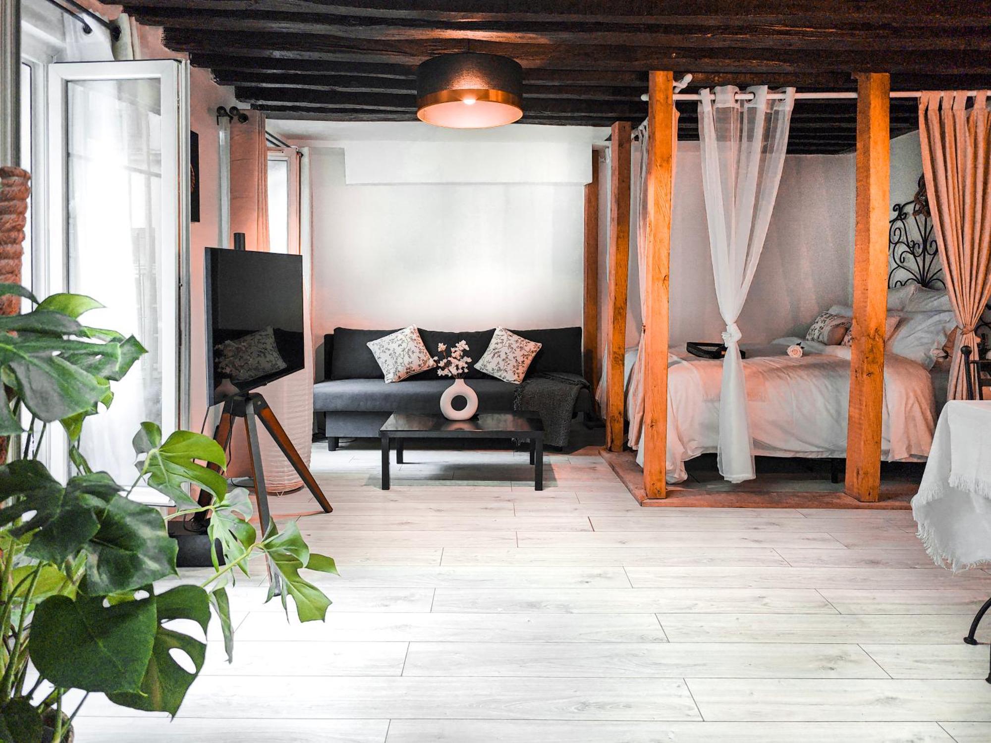 Rustic Charm&dreamhome 40m2 In The Heart Of Paris, Near Pompidou And Notre-dame, Subway 4,8,9 Honeymoon Favourite Apartamento