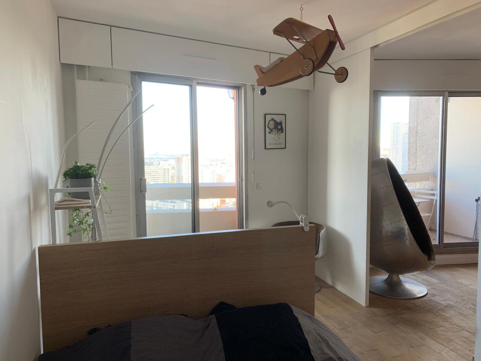 2 Pieces Vue Sur - Place D'italie Apartment *