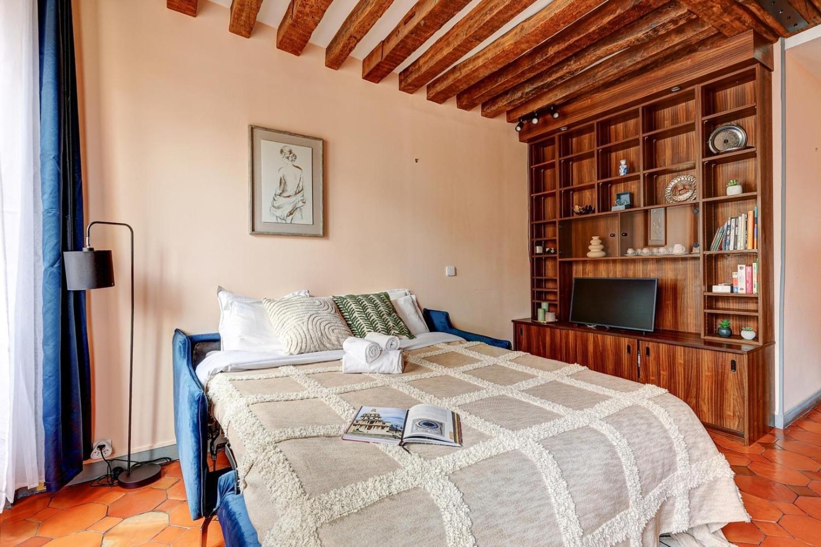 Bnbnook - Cozy 1br - Vibrant Le Marais & Pompidou *