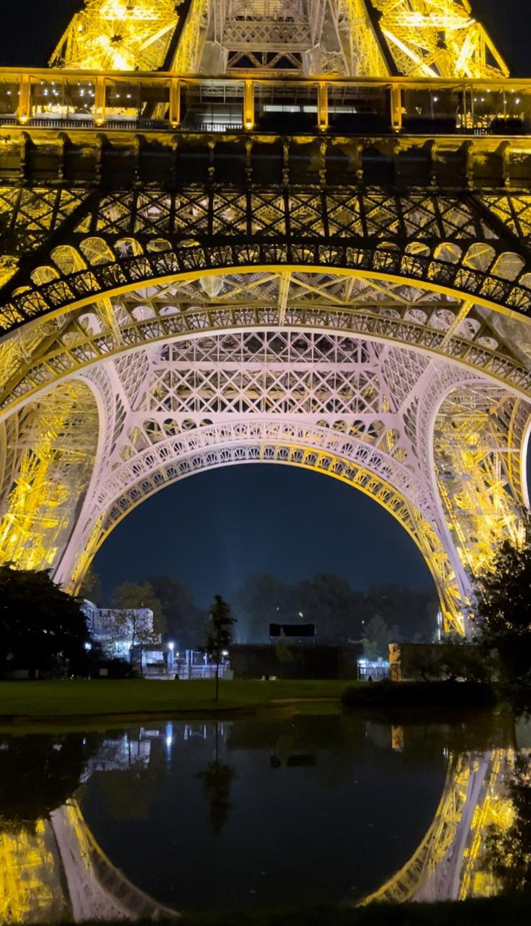With Near Tour Eiffel