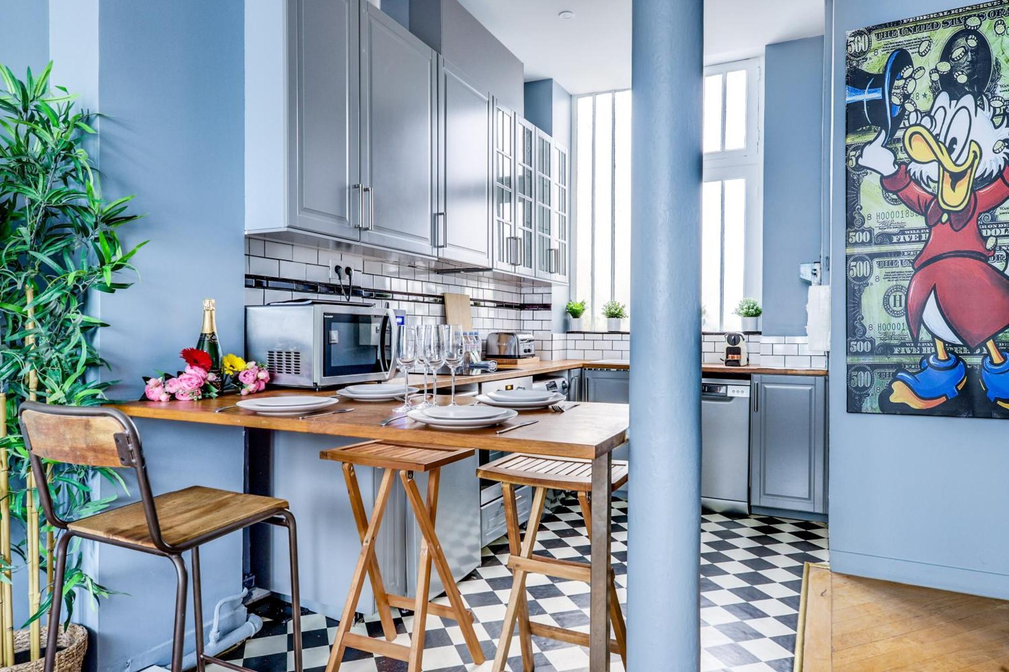 Apartment Buttes-chaumont - Fully-equipped Paris