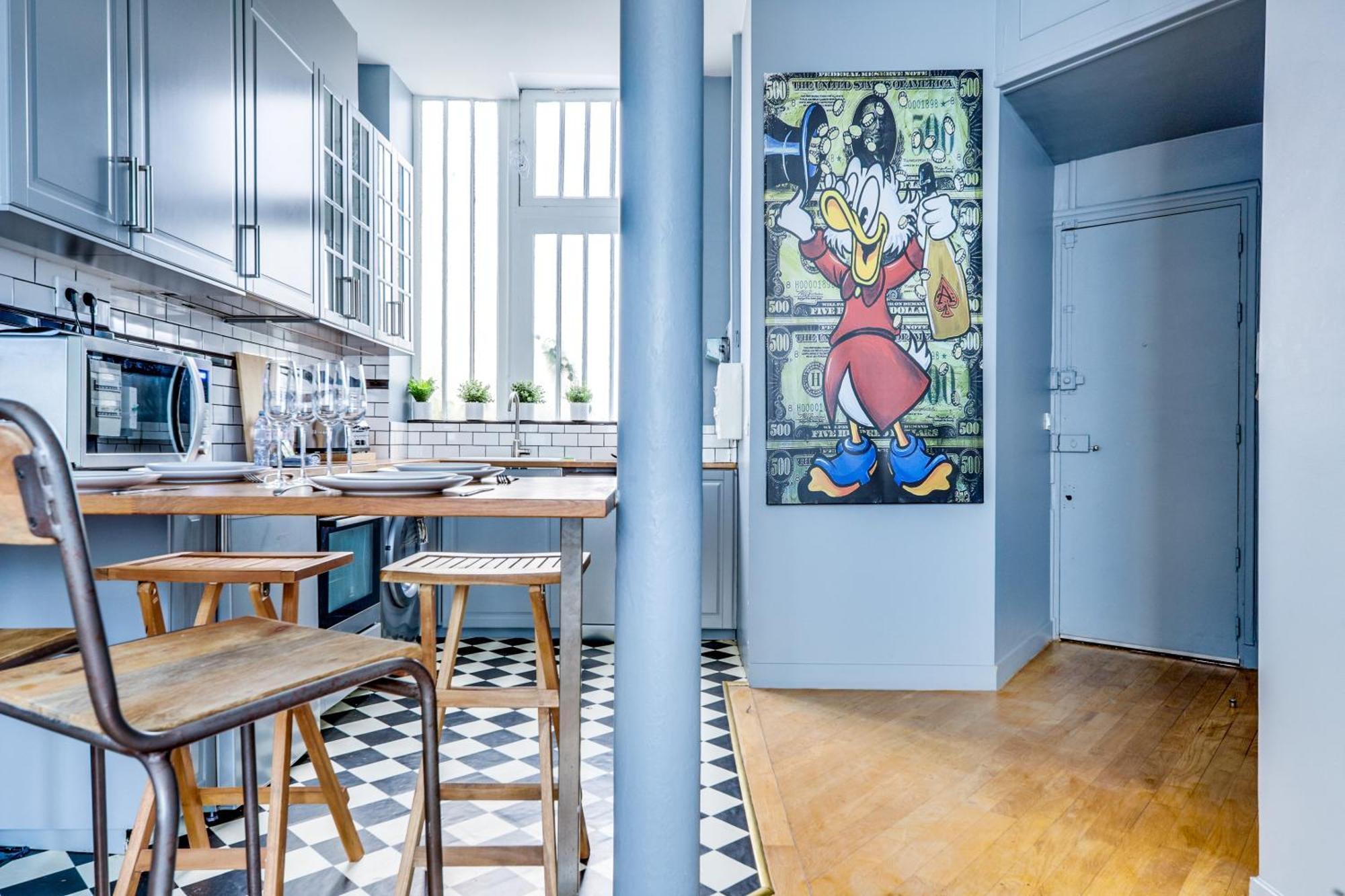 Apartment Buttes-chaumont - Fully-equipped Paris