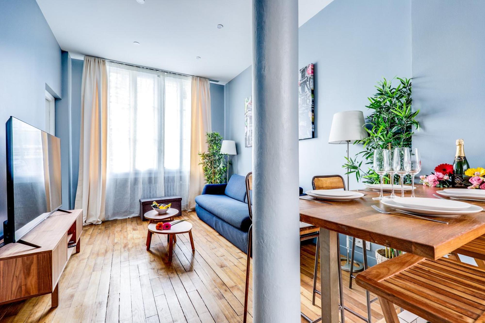 Buttes-chaumont - Fully-equipped Apartment
