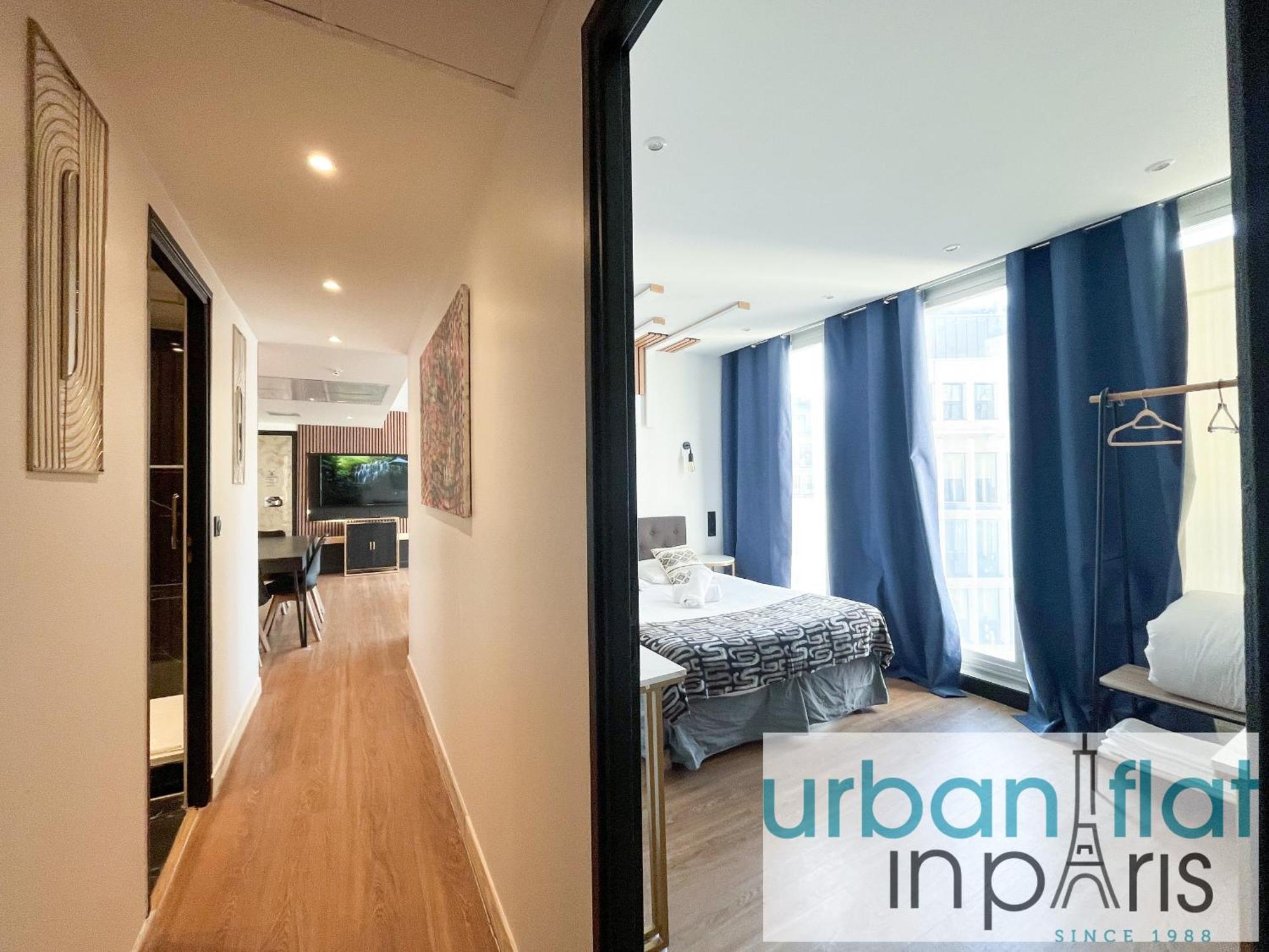 Urban Flat 128 - Art Rock 4bdr Flat Near Champs-elysees Apartment *