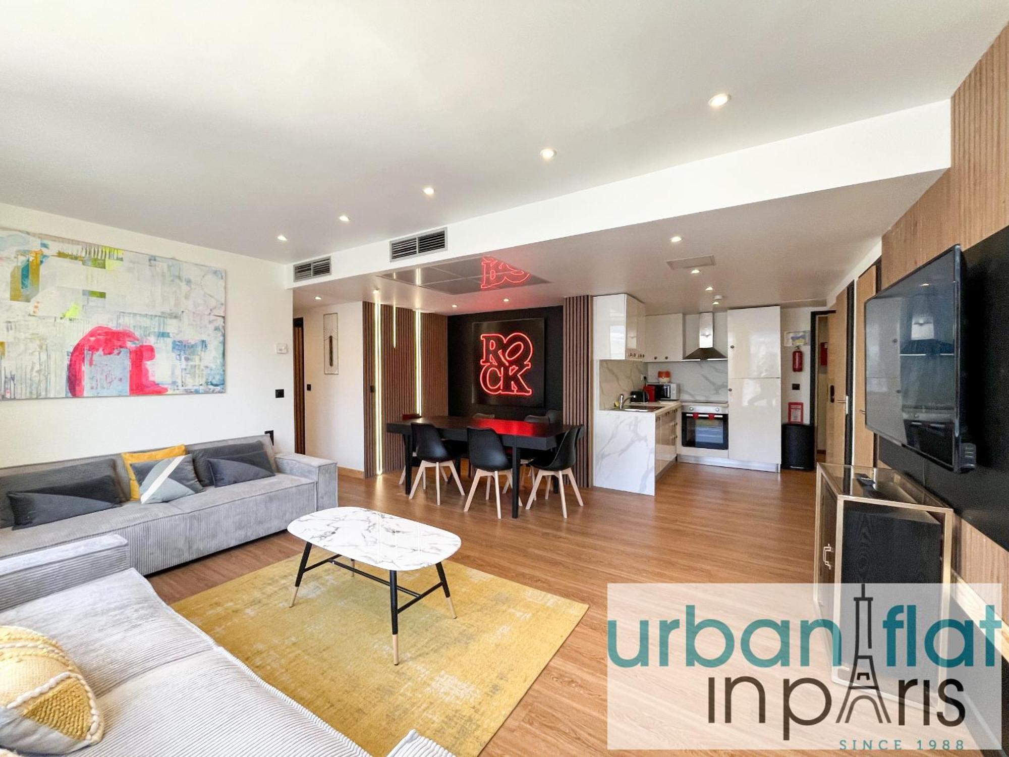 Urban Flat 128 - Art Rock 4bdr Flat Near Champs-elysees Apartment