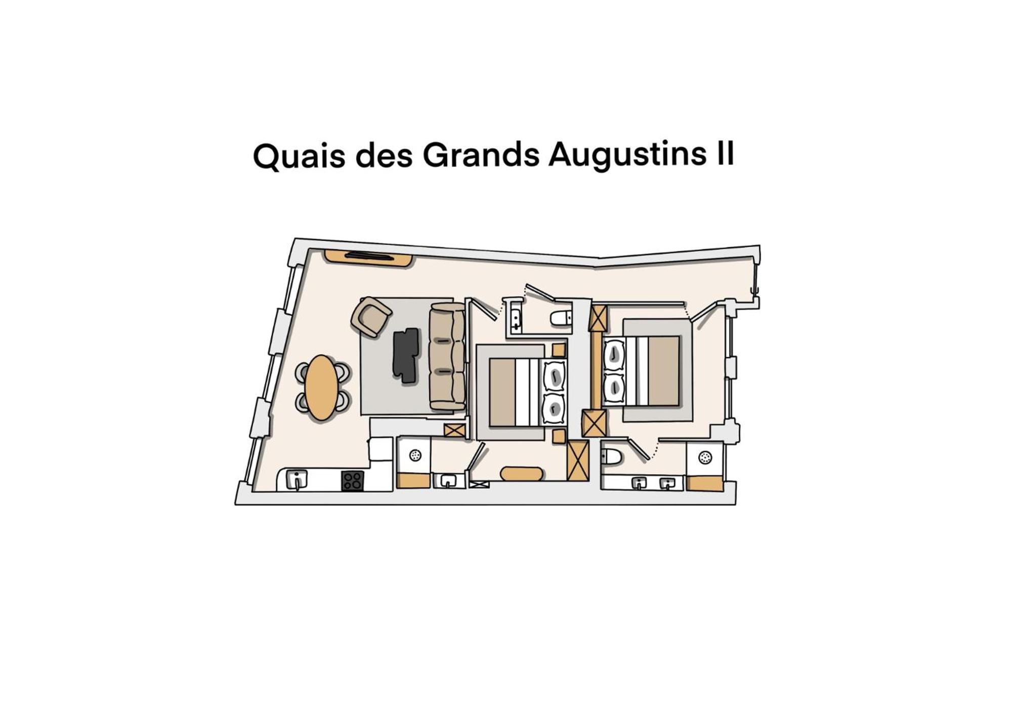 Oniri - Serviced Notre Dame - Quai Des Grands Augustins Apartment