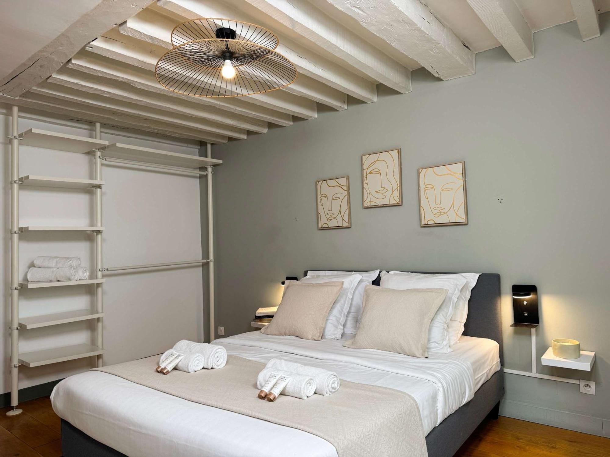 Apartamento Unique Authentic In Le Marais Paris