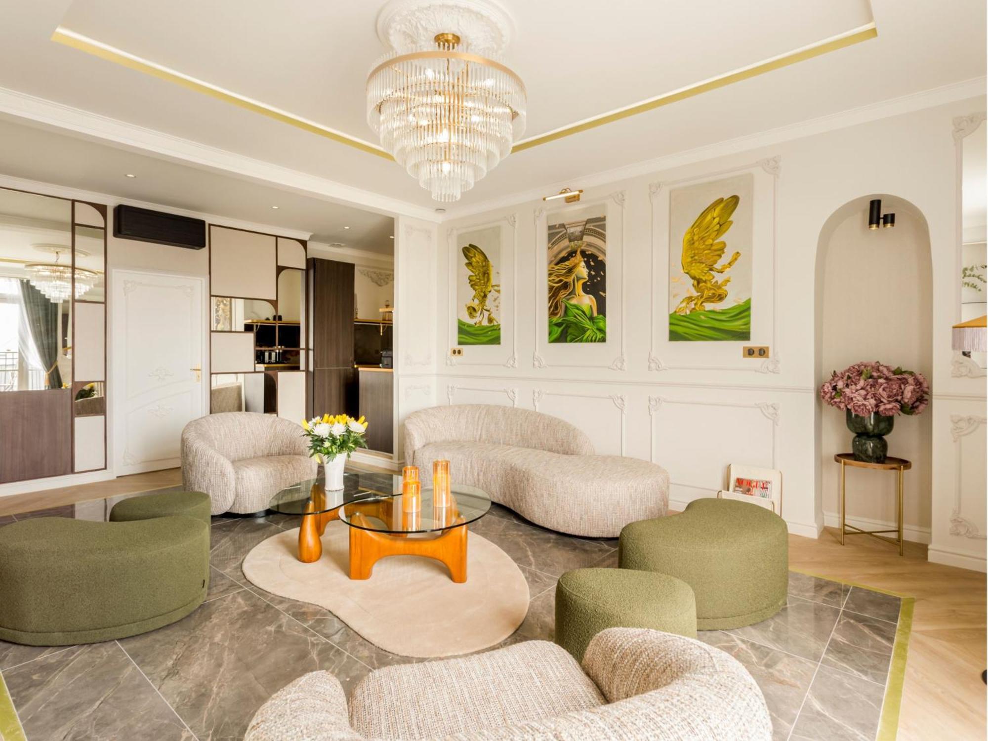 Appartement Merveil Signature Hoche - Eiffel Tower View