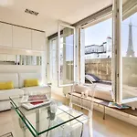 Designed Studio With Ac-Terrasse Vue Tour Eiffel
