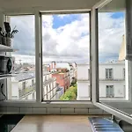 Studio W/View On Paris Roof 2Min To Metro Charonne