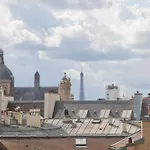 Tour Eiffel View, Top Floor Apt Marais Vosges