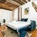 Bnbnook - Elegant 1Br Near Louvre And Palais Royal