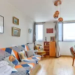 1Br Flat View On Eiffel Tower And Sacre-Coeur