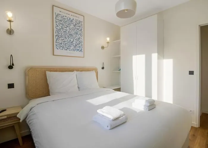 21.Appart 4Pers#1 Bedroom #Pere Lachaise #Nation