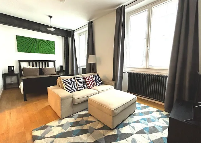 Marais Modern & Spacious Studio
