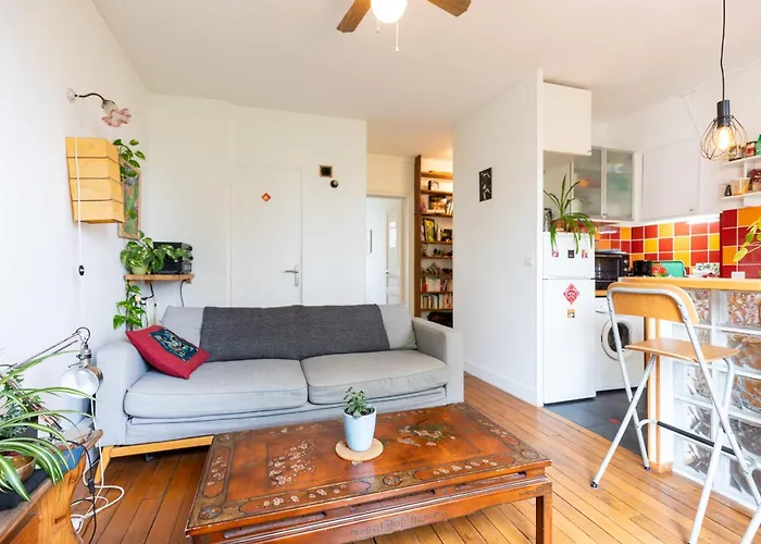 Appartement Cosy Paris Metro Orly 4Pers