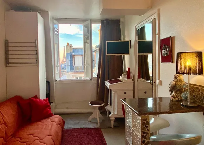 Studio Chic Paris Tour Eiffel Near Eiffel Tower 7Th Floor