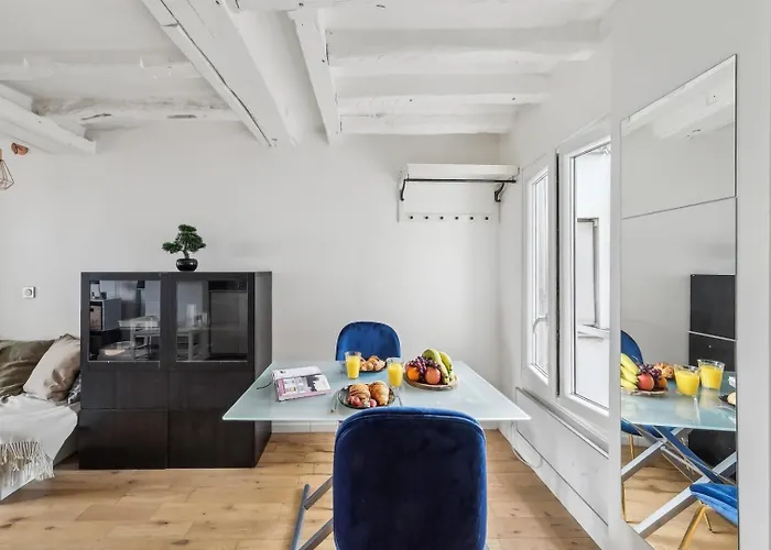Bnbnook - Chic Studio - Steps From Les Halles & The Louvre