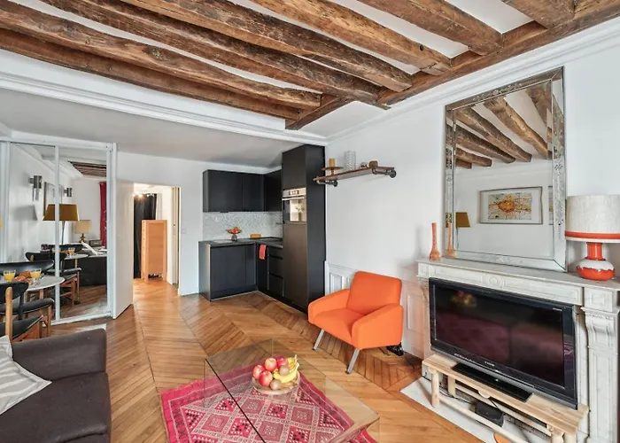 Bnbnook - Bright 1Br By Opera & Louvre & Galleries