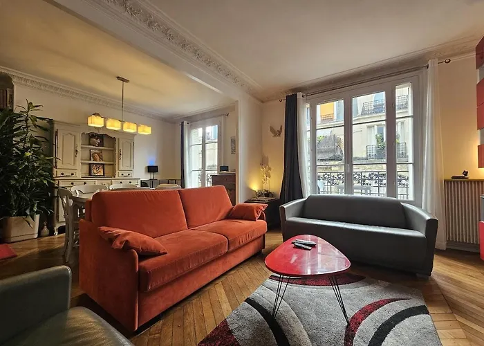 Montmartre Beautiful 67 M2 Apartment With Gym & Balcony