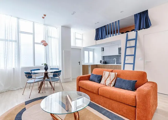 Chapelle Ordener Cosy Apartment Mezzanine 4P